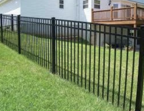 black fence